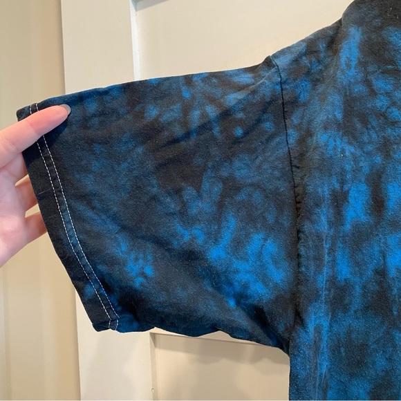 Blue Tie Dye Guns N' Roses Graphic T-Shirt Size XL - Picture 4 of 6